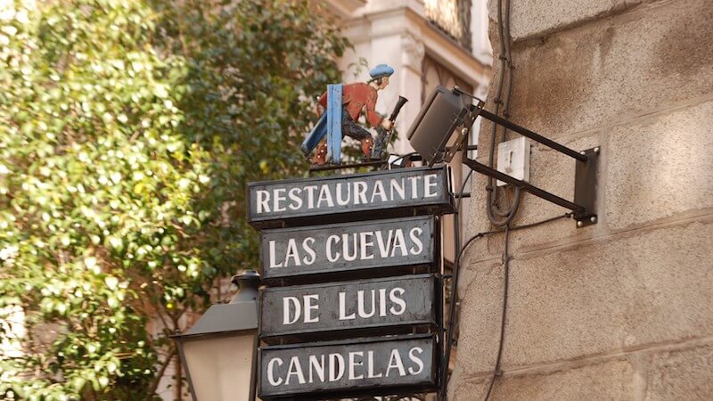 restaurant Las Cuevas de Luis Candelas