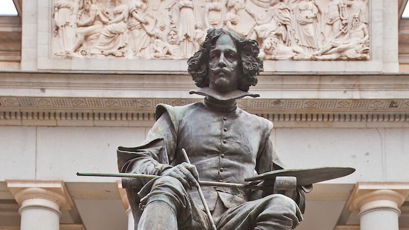 Statue in Prado Museum